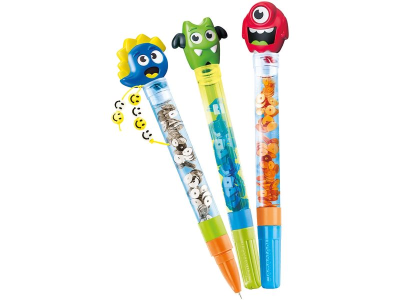 Clementoni Bastelset Deine Stift-Kreationen – Monster Bastelspielzeug