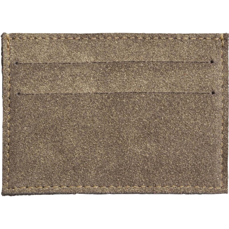 Quo Vadis - Porte-carte - Julo - 10x7 cm - Cuir de vachette suédé- par 6