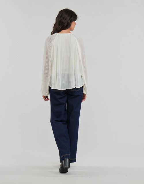Vila - VICELINE O-NECK L/S TOP/SU - Beige