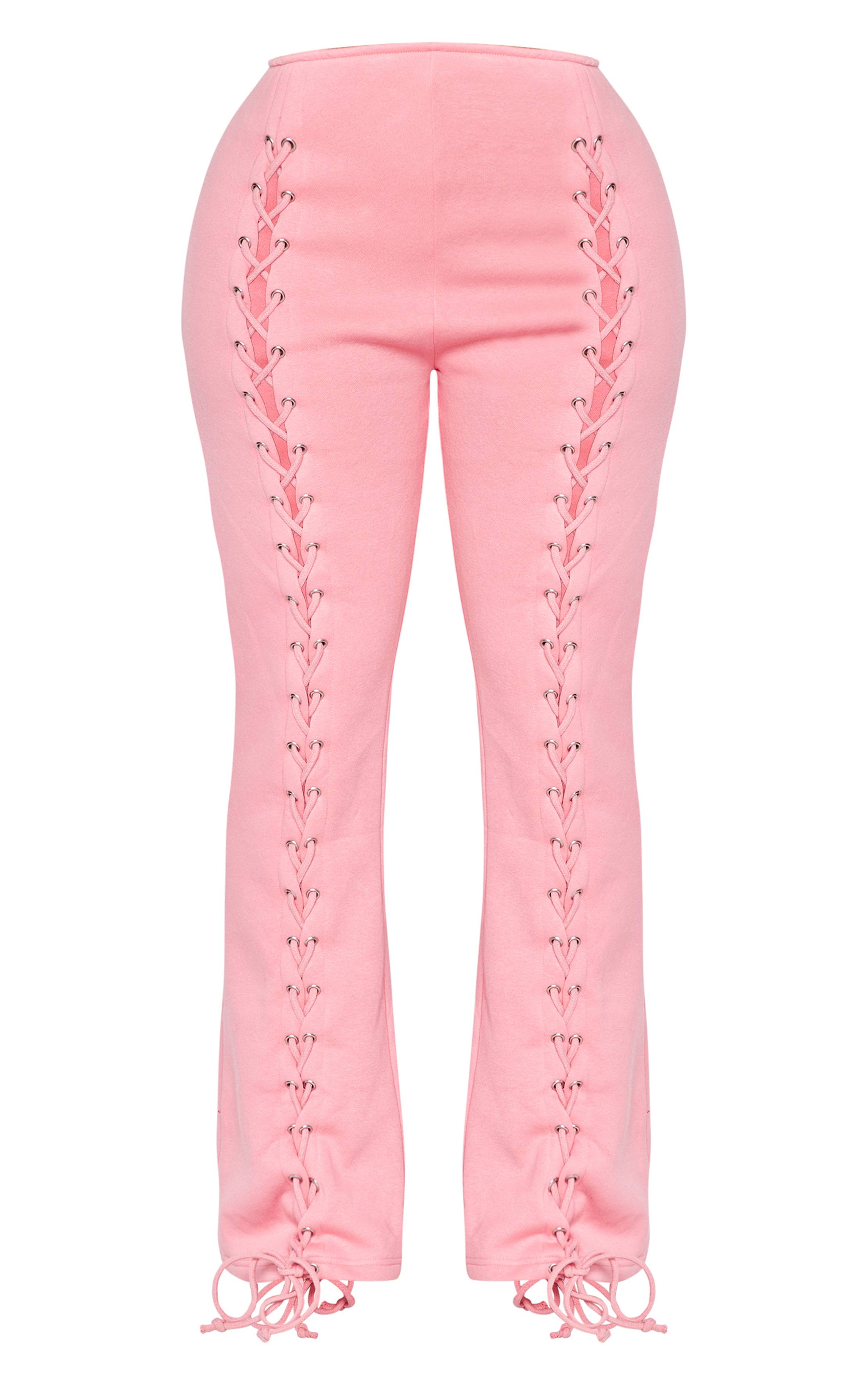 Joggers Shape À Jambes Larges Avec Laçage Frontal