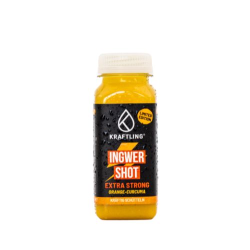 Kraftling Ingwer Shot Extra Strong  Orange Curcuma