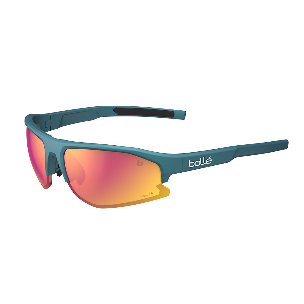Bolle BOLT 2.0 - Lunettes de soleil polarisés creator teal metallic/volt+ ruby