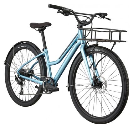 Vélo de Ville Fitness Cannondale Treadwell EQ Remixted Shimano Altus 9V 650b Bleu Alpine