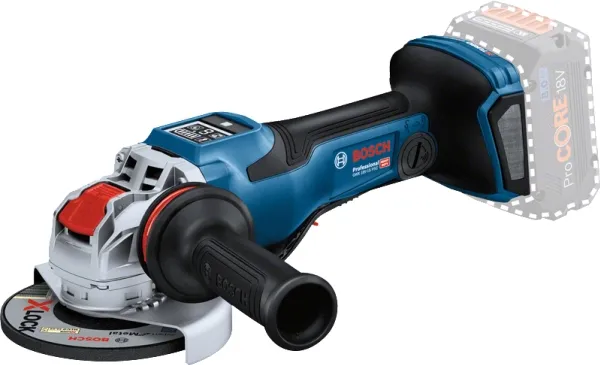 Bosch GWX 18V-15 PSC Professional - Vinkelkværn - ledningfri - 125 mm - intet batteri - 18 V - SOLO