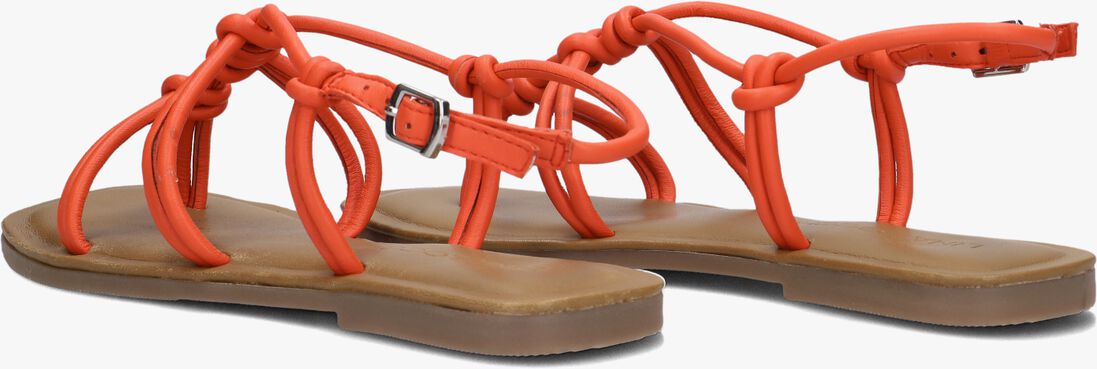 oranje lina locchi platte sandalen l1285