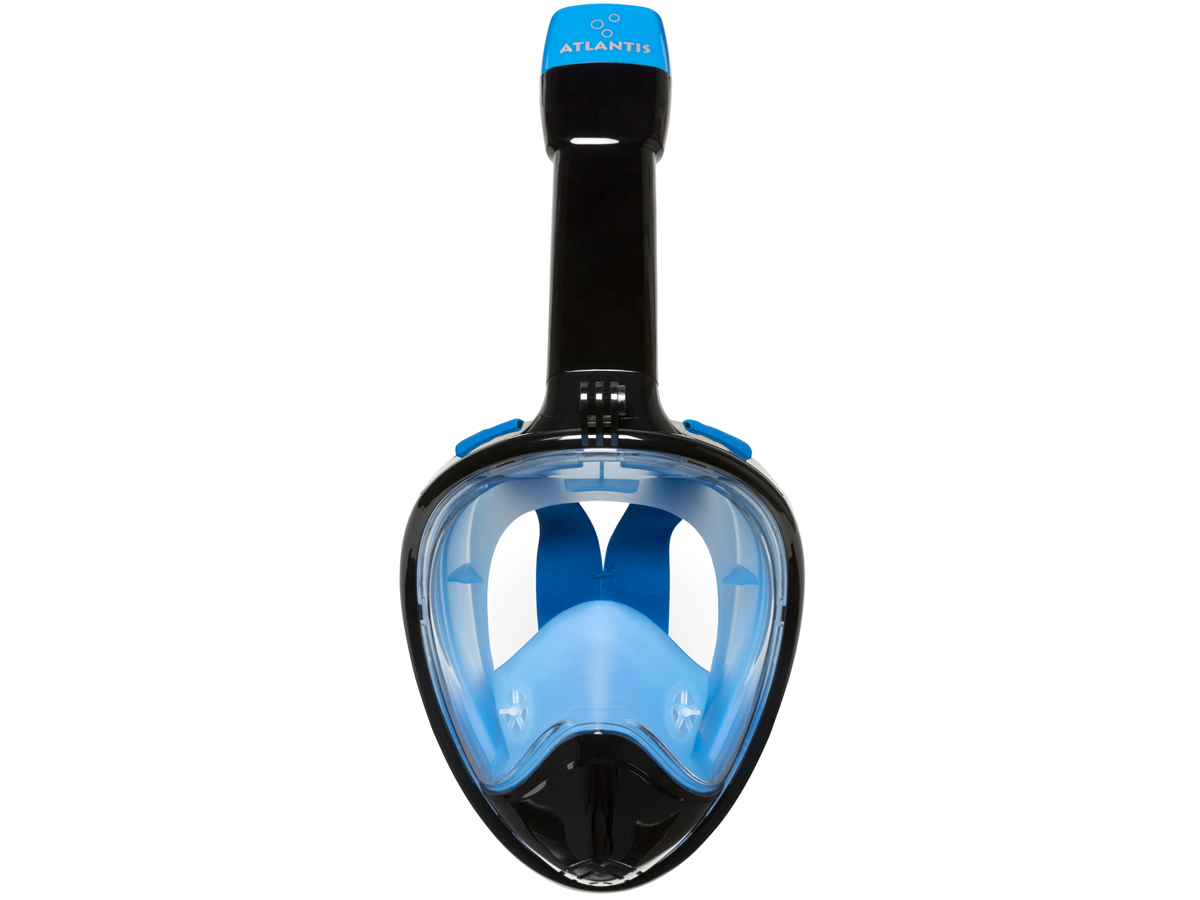 Atlantis 2.0 Zwart S/M Volwassenen Snorkelmasker - Blue
