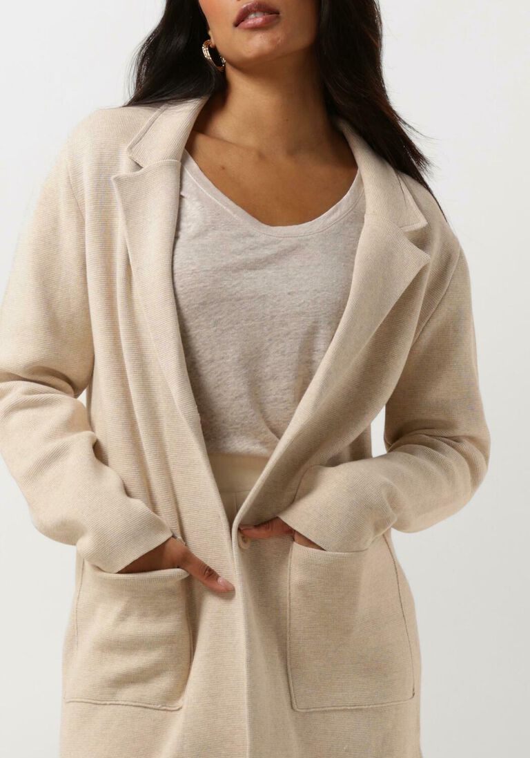 KNIT-TED zand knit-ted vest sammie