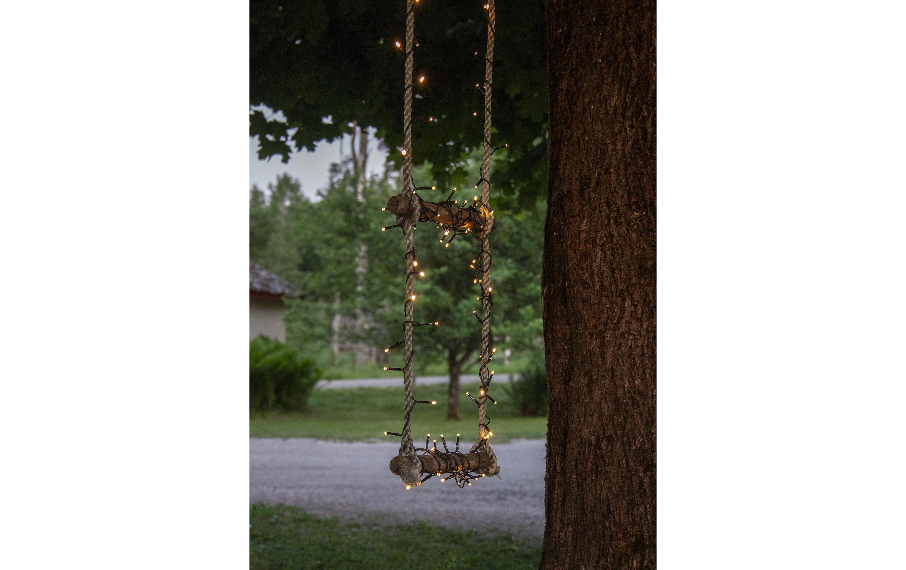 LED-Lichterkette Dura String 160 LED, 1120 cm, outdoorOutdoorlichterkette mit Batterie