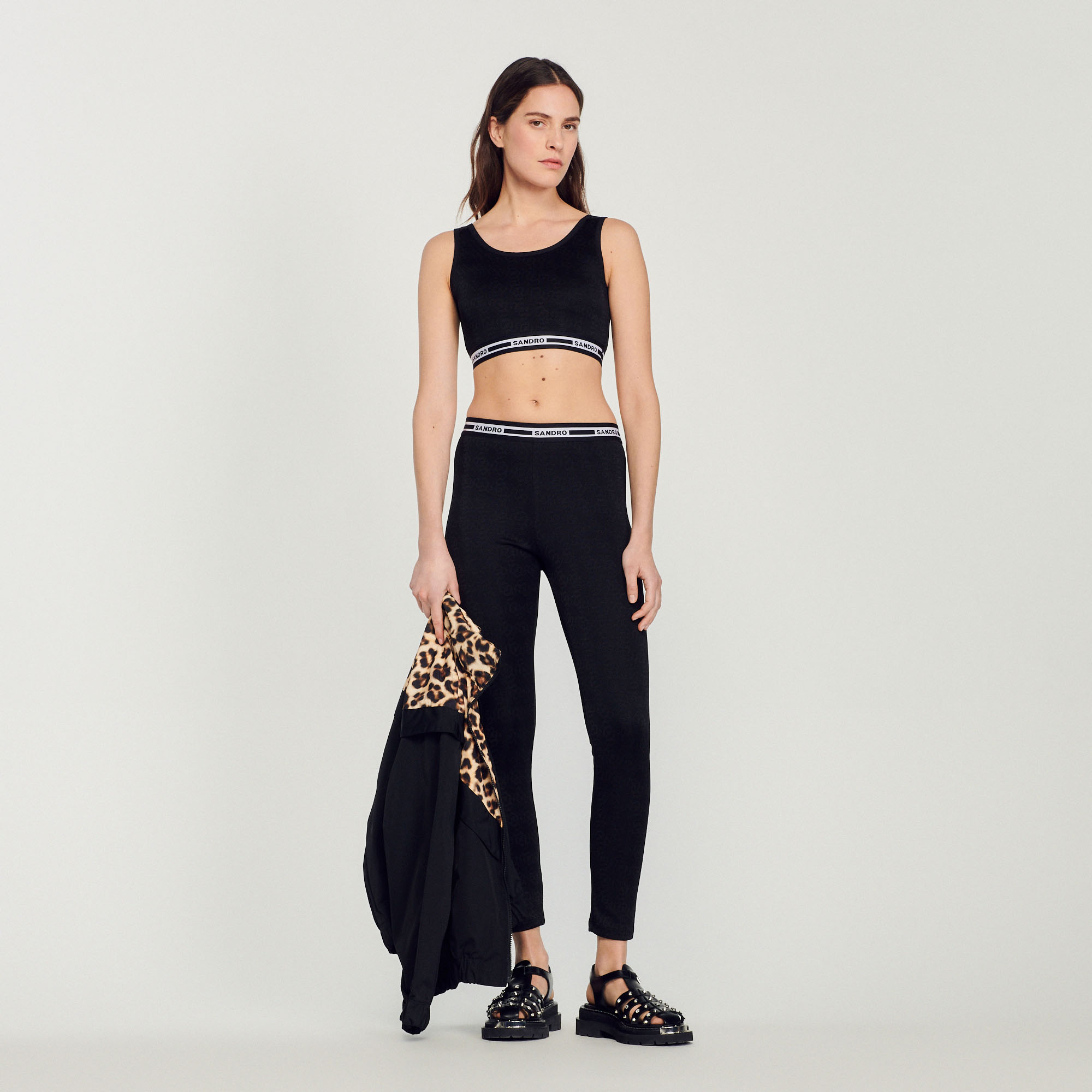 Brassiére jacquard double S