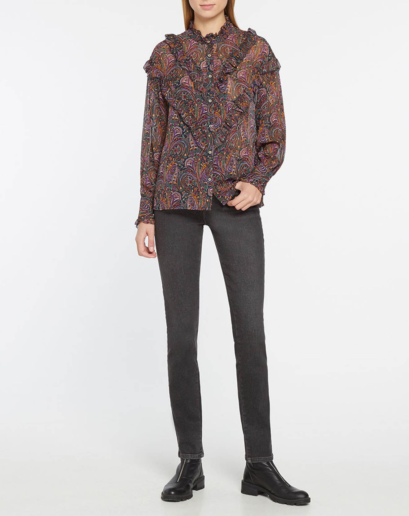 Pepe Jeans Blouse imprimée Cachemire multicolore