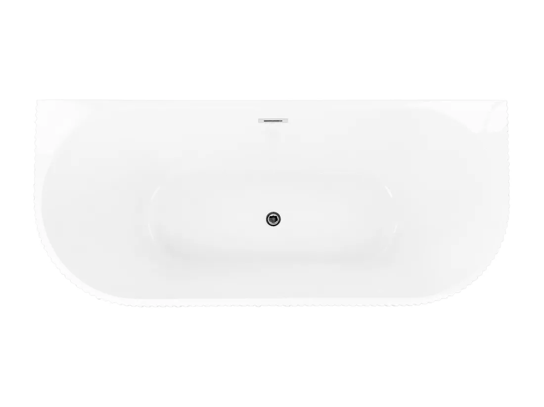 Baignoire murale blanche 167 x 73 cm GOCTA