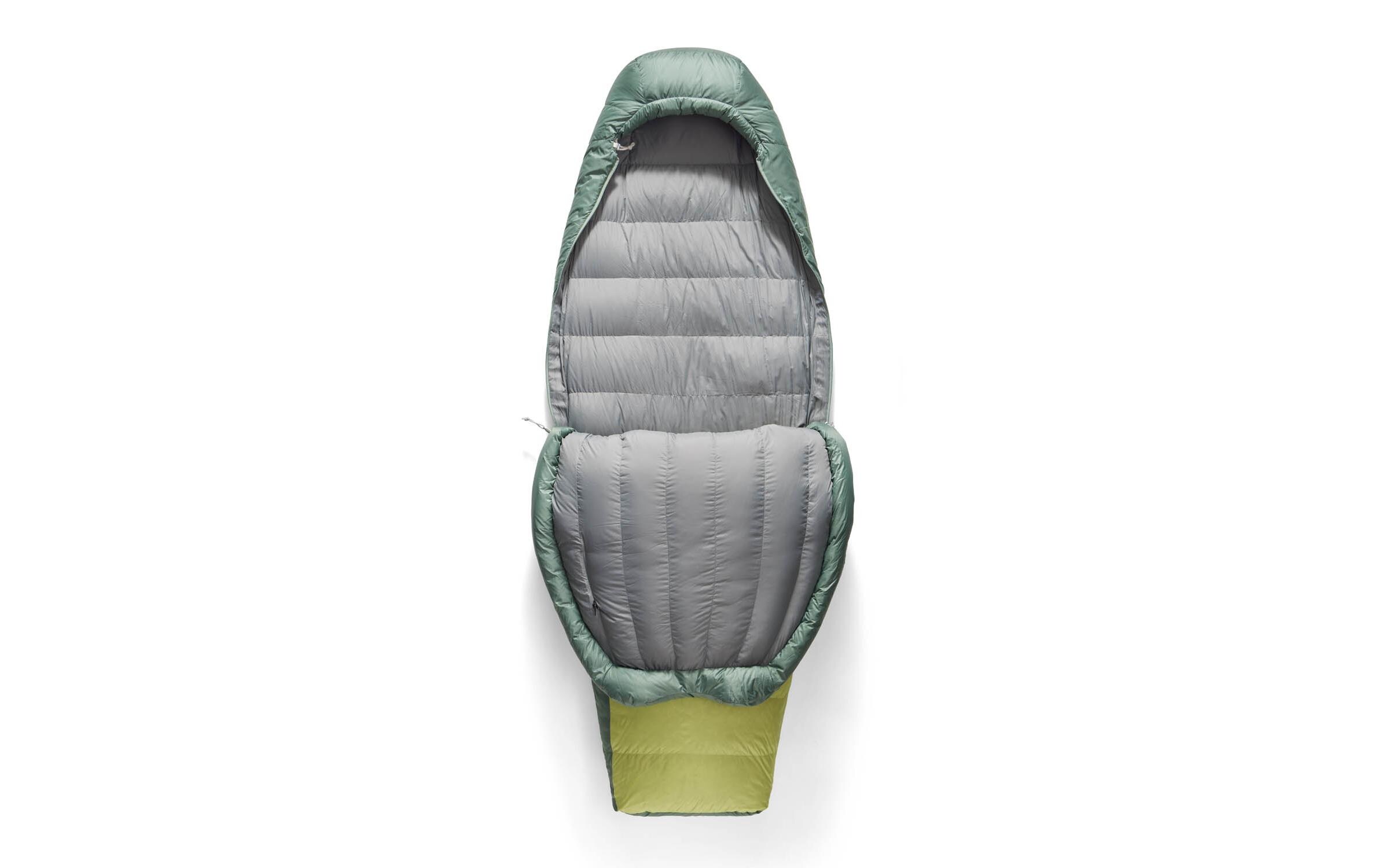 Ascent Women's -1C/30F R Polyester, Grün/Limettengrün<br>Mumienschlafsack