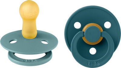 BIBS Colour Smokk 2-Pack Lateks Str 2 Rund, Island Sea/Forest Lake