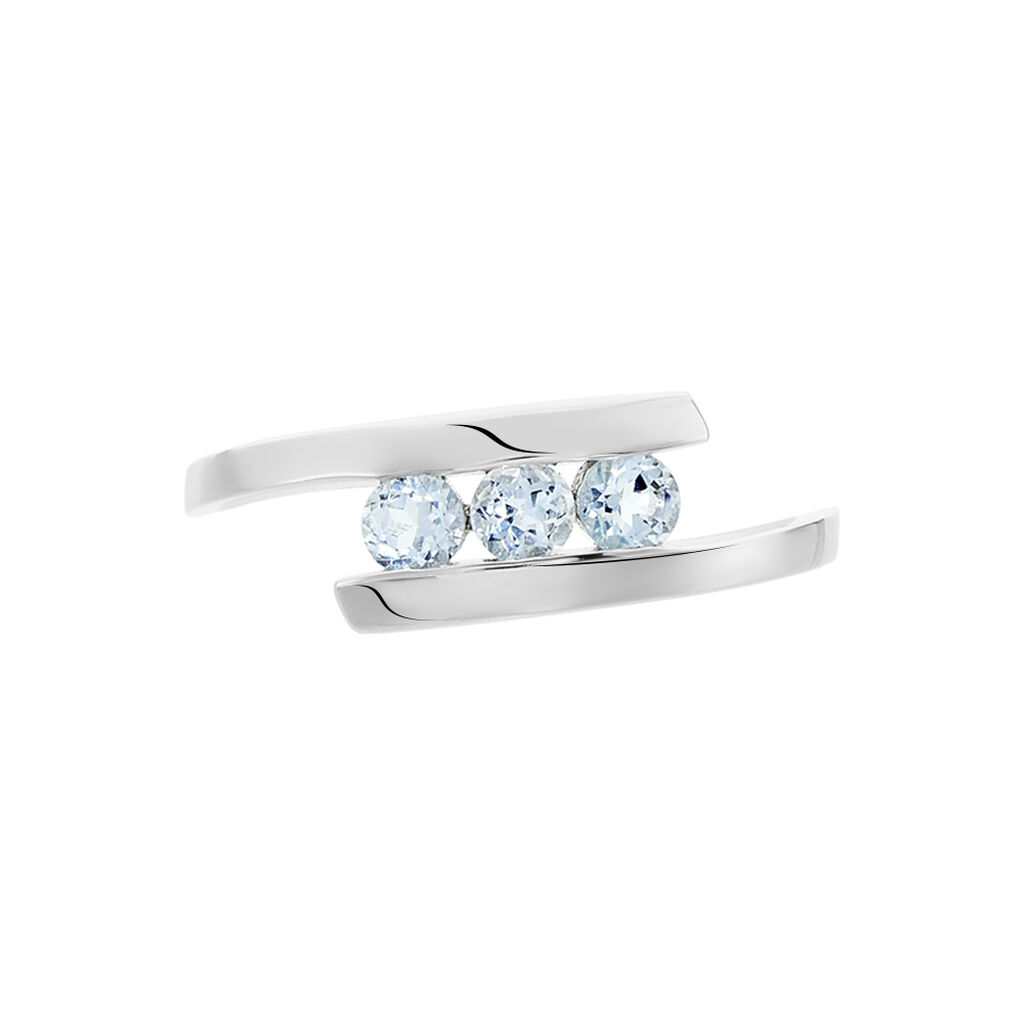 Bague Sally Or Blanc Topaze