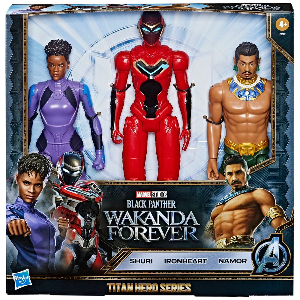 Black Panther Wakanda Forever Titan Hero Serie 3 Figurenset