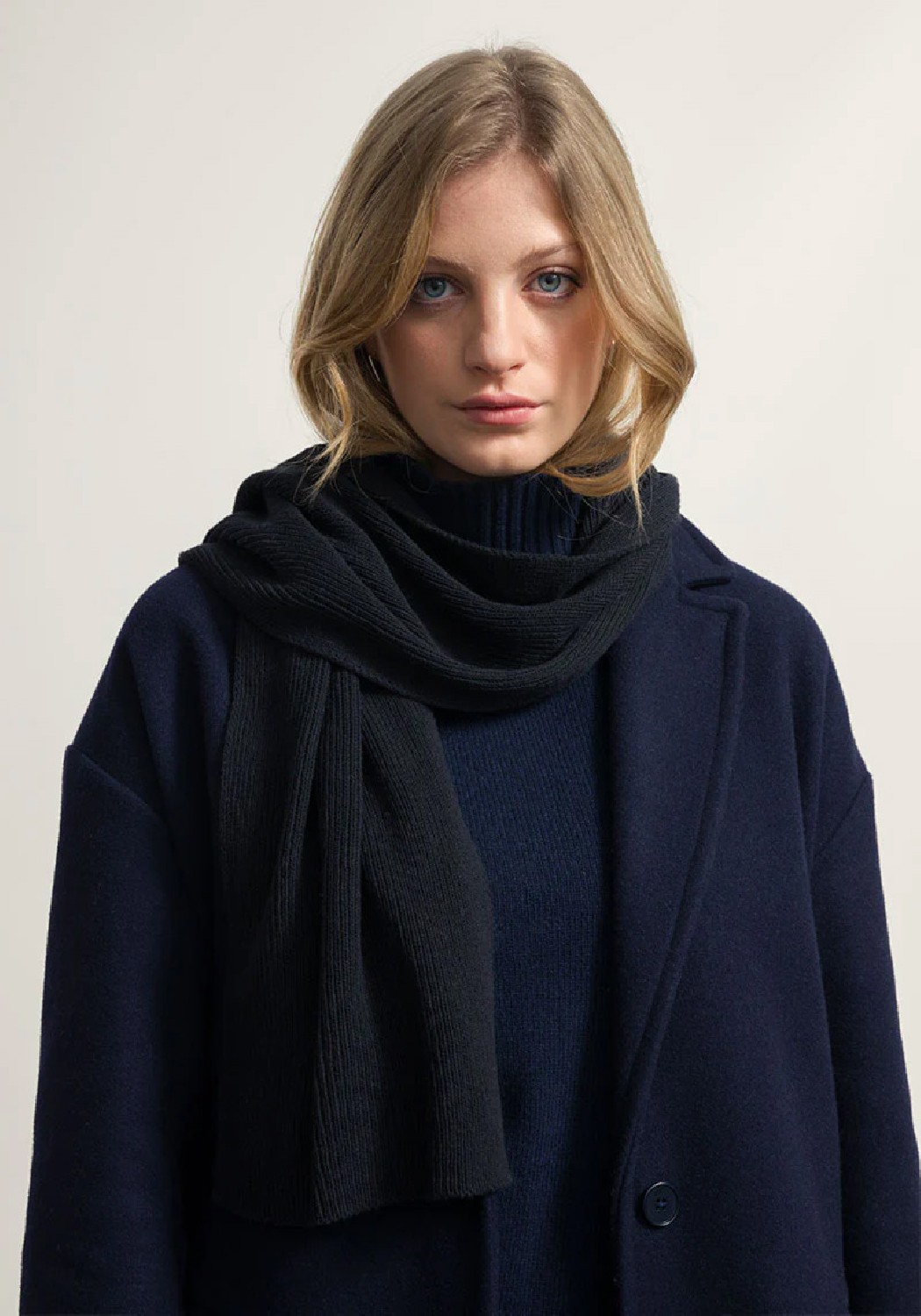 Rifo Kaschmirschal Federico Black Ardesia