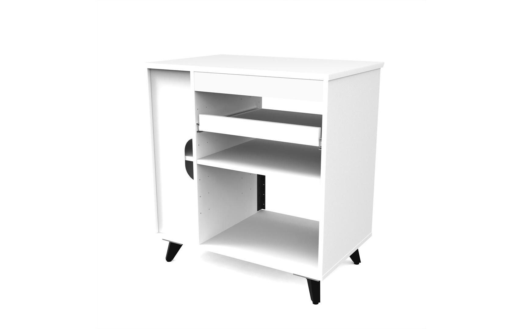 Erweiterung Modular Side Rack – Weiss<br>Studio-Rack-Erweiterung für die Sound Desk- und Workbench-Serie