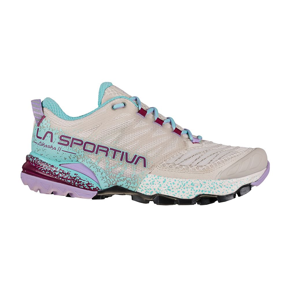 La Sportiva AKASHA II - Chaussures trail Femme shadow/red plum