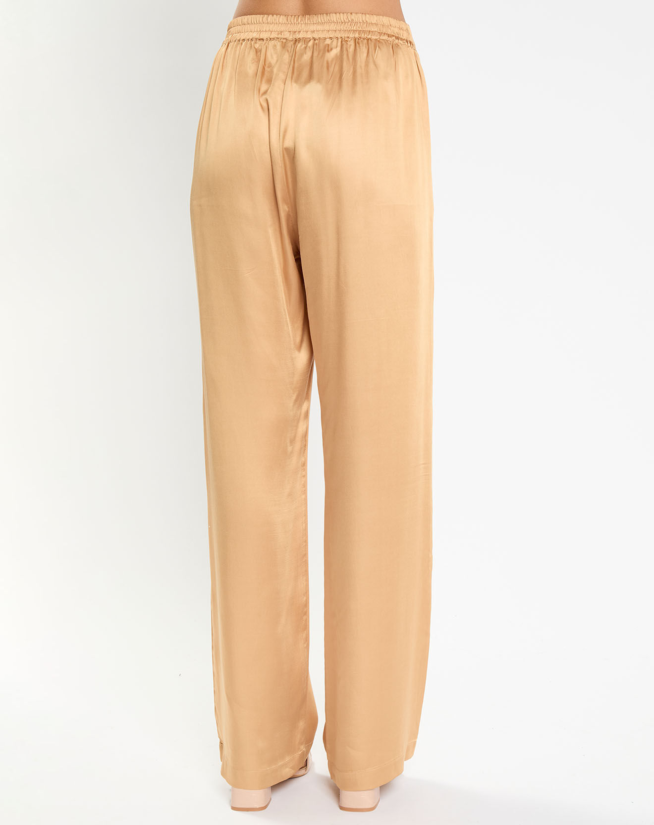 Lauren Vidal Pantalon satiné Soon désert
