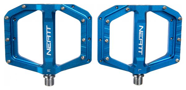 Paire de Pédales Plates Neatt Oxygen V2 8 Picots Bleu