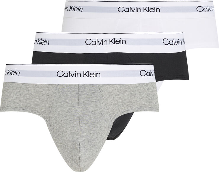 Calvin Klein HIP BRIEF 3PK Grey heather, white, black