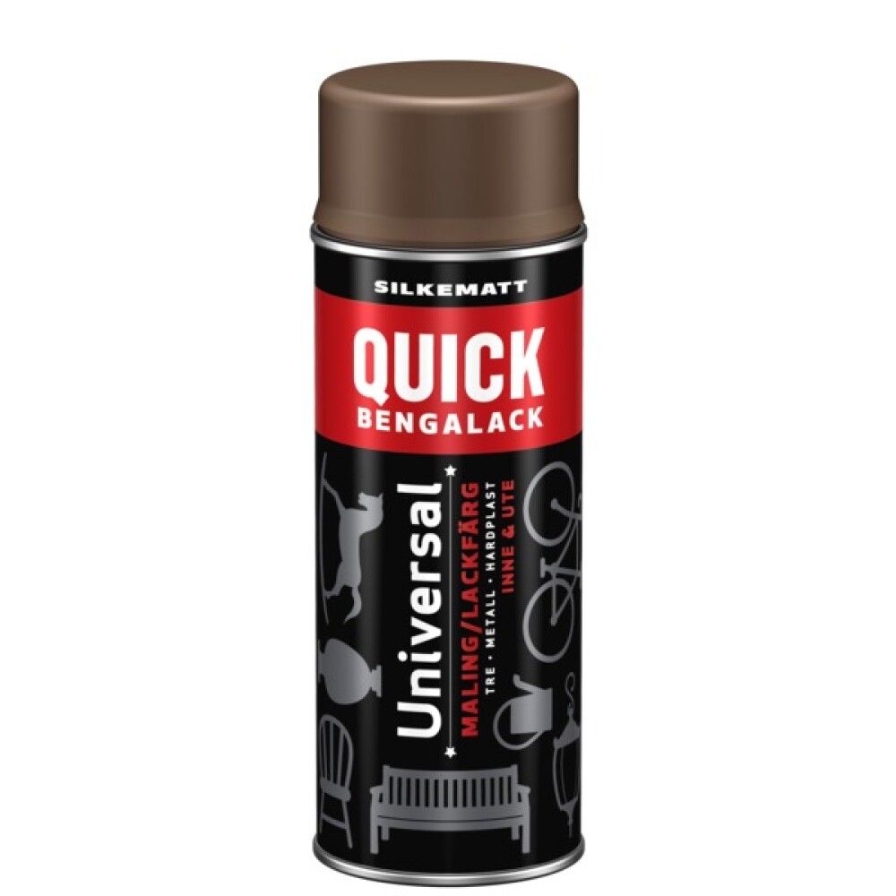 SPRAYMALING QUICK BENGALACK UNIVERSAL SKINN SILKEMATT 400ML