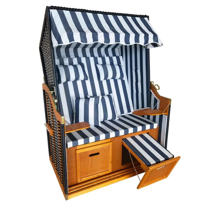 Strandkorb - aus Holz - ca. 116 x 80 x 160 cm