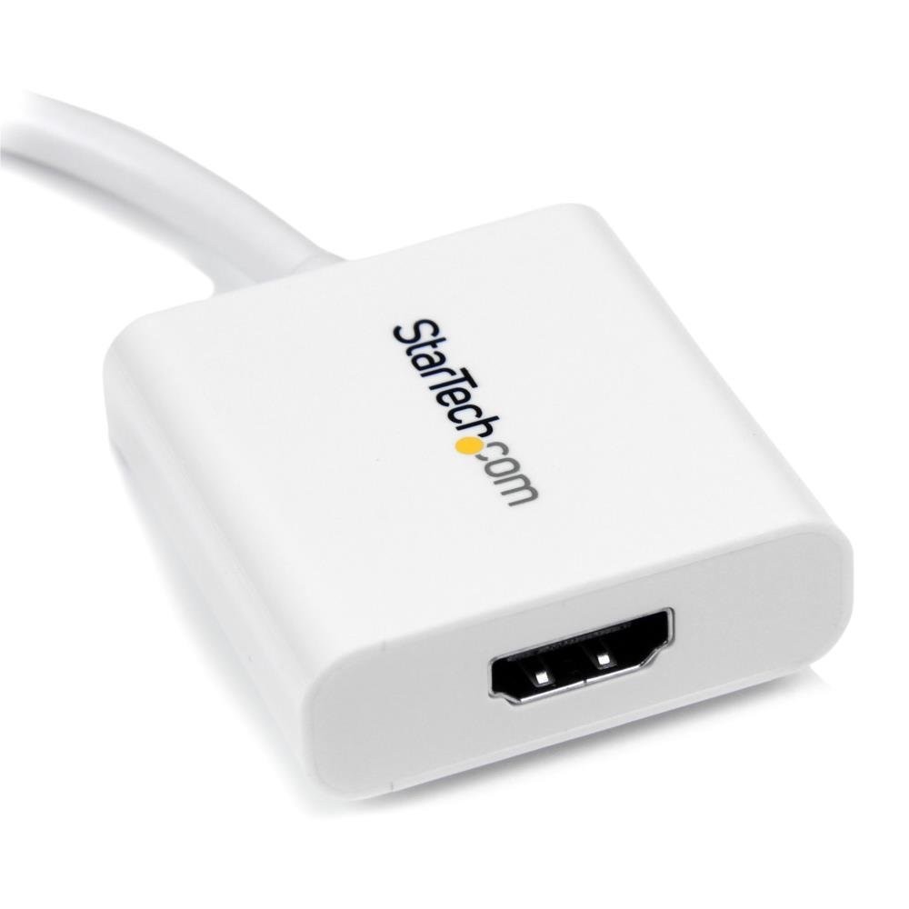 StarTech.com Convertisseur vidéo Mini DisplayPort vers HDMI - Blanc