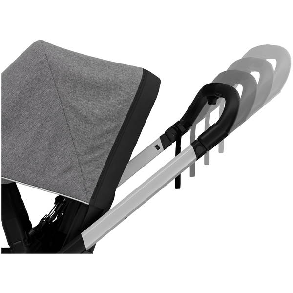 THULETHULE   SHINE grey melange/alu