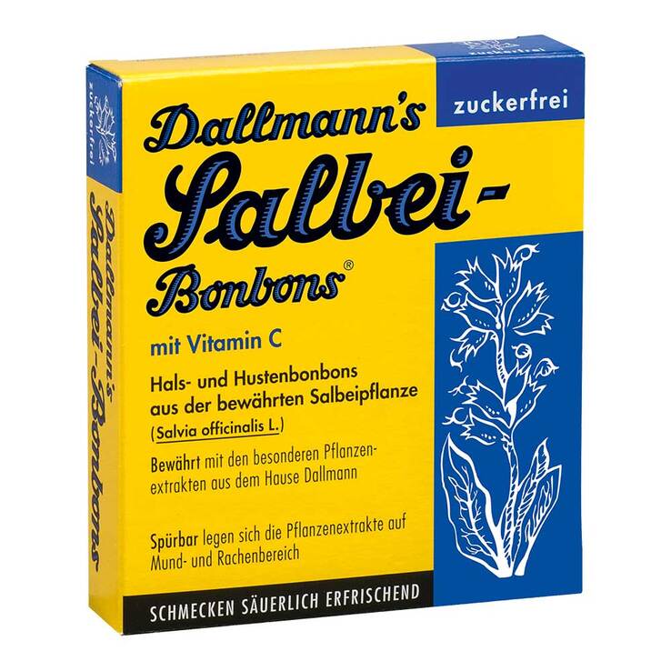 Dallmanns Salbeibonbons zuckerfrei, 20 St