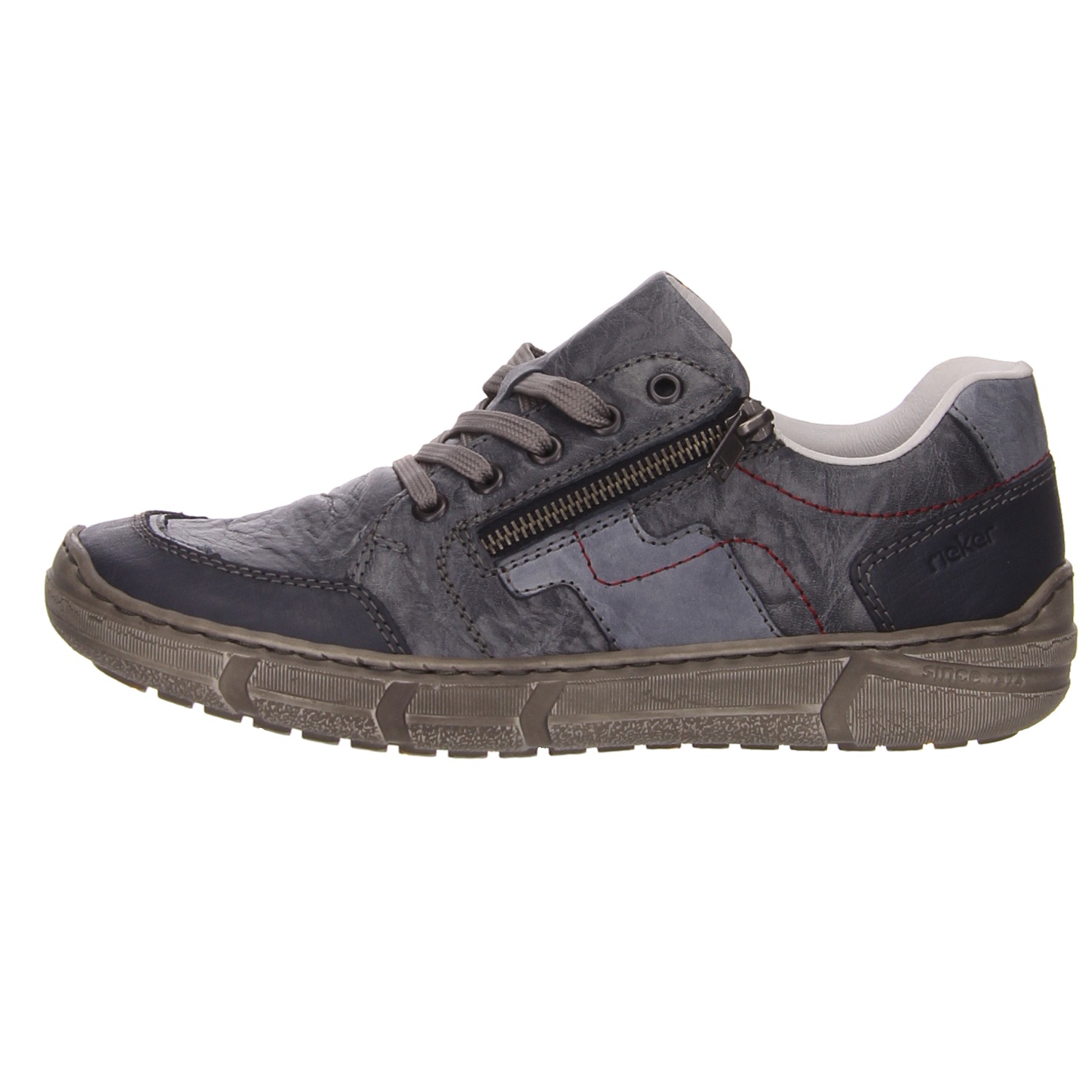 Rieker Schnürhalbschuh blau blau
