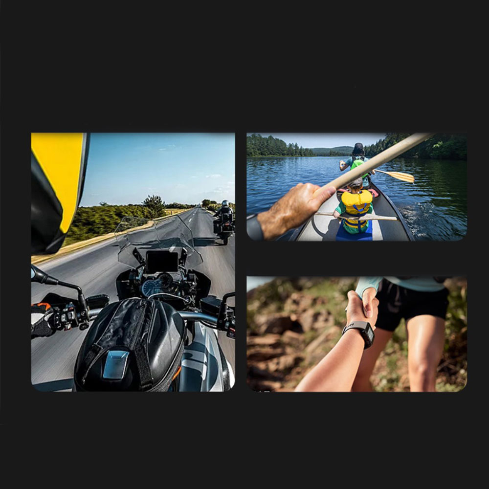 Magnetische Schultergurt Rucksack Adapter Halterung für GoPro - Schwarz