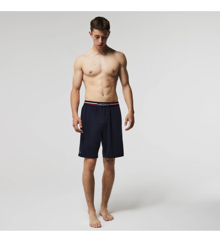 Lacoste Shorts de pijama Cintura Tricolor marino