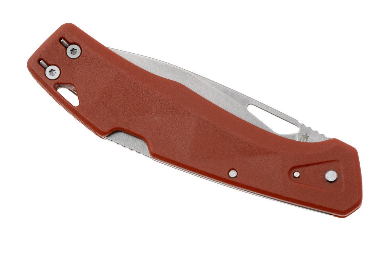 Gerber LST 1074522, Stonewashed 440A, Orange Nylon zakmes
