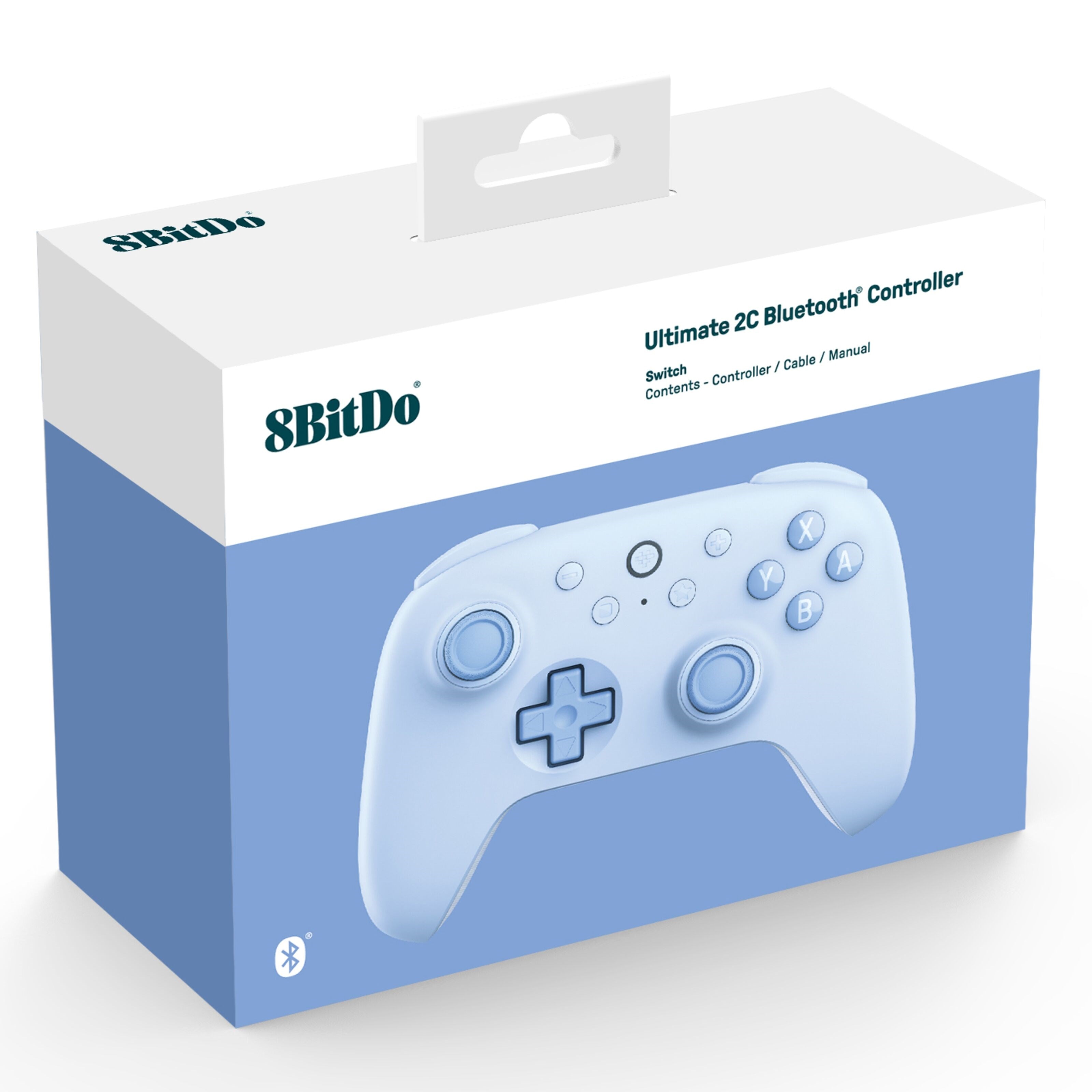 8Bitdo Ultimate 2C Trådløs håndkontroll for Nintendo Switch Blå