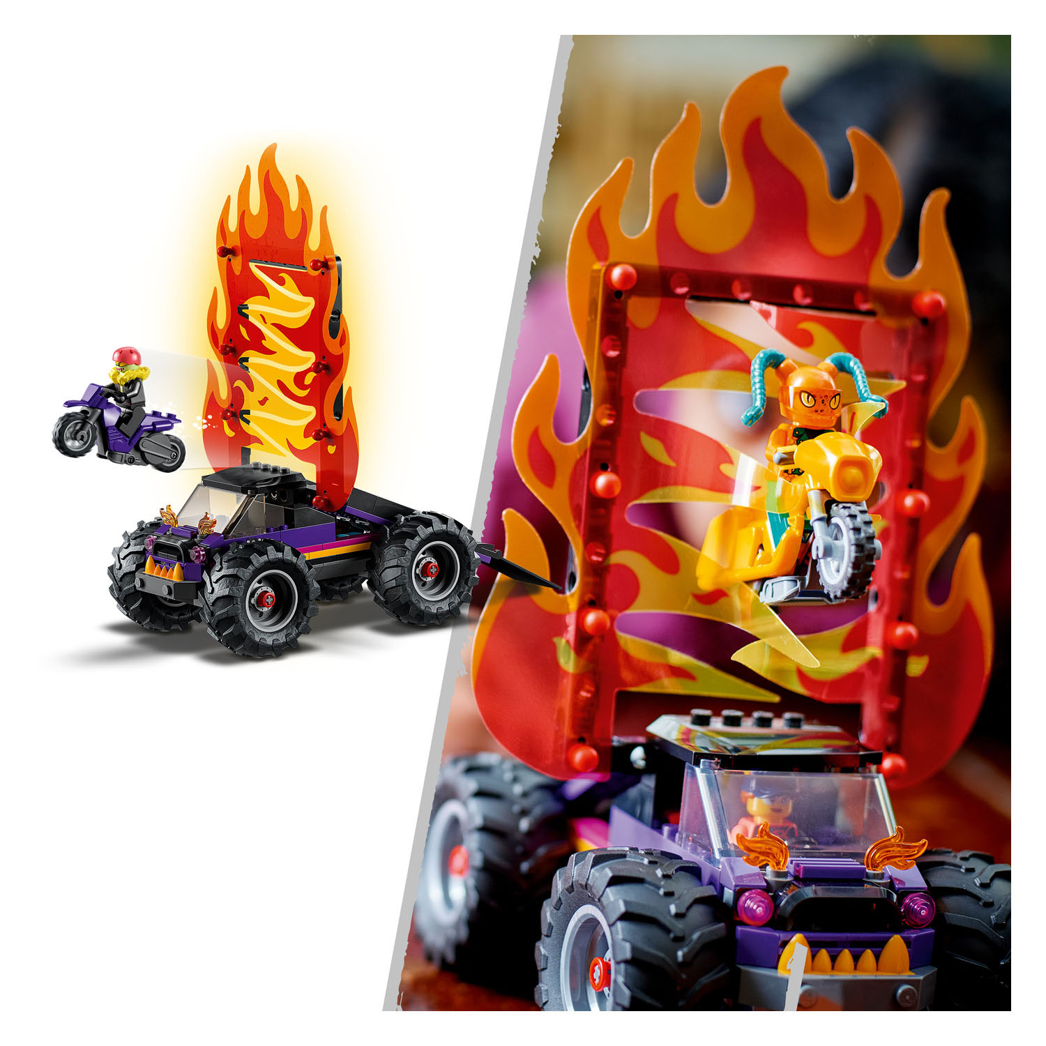 LEGO City 60339 Dubbele Loop Stunt Arena