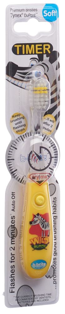 B-BRITE blinkende Kinderzahnbürste Wild Bunch 1 Stk
