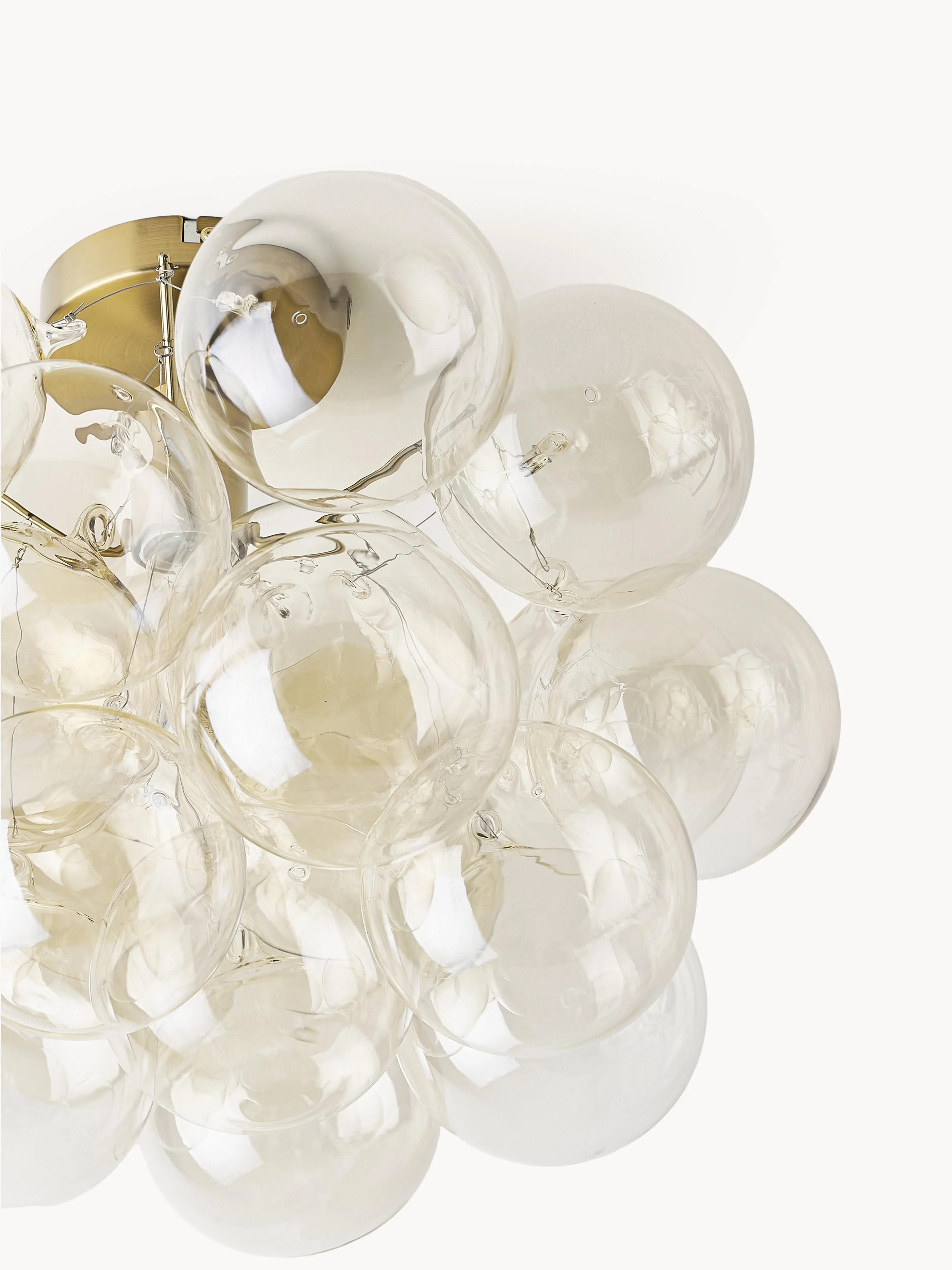 Glazen bollen plafondlamp Bubbles