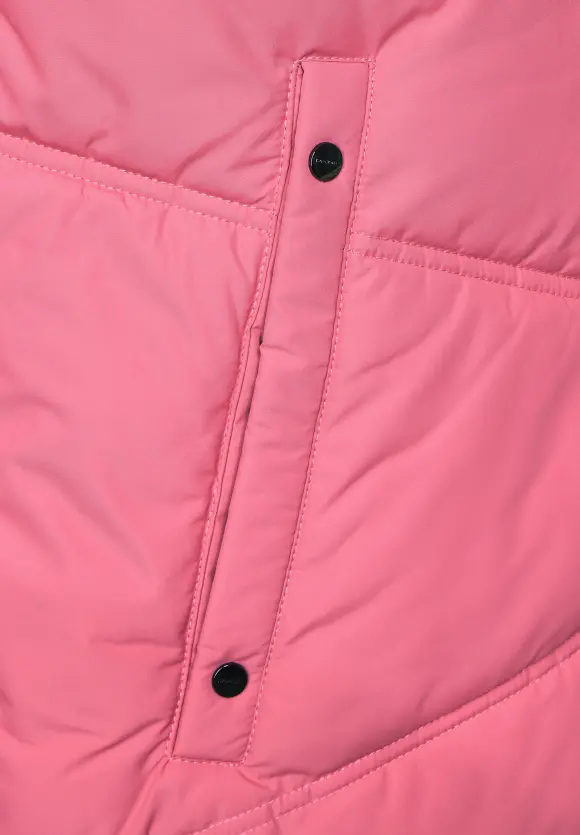Lange Steppweste - light peony pink
