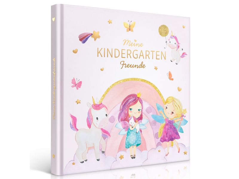 Eulentaler Kindergartenfreundebuch Einhorn Liebevolles Freundealbum für Kita-Erinnerungen