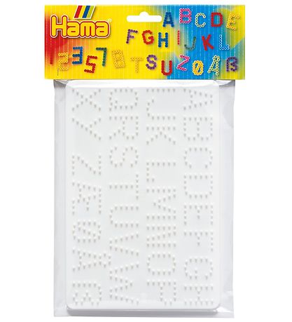 Hama Midi Perlen Steckplatten - 2er-Pack - Buchstaben & Zahlen