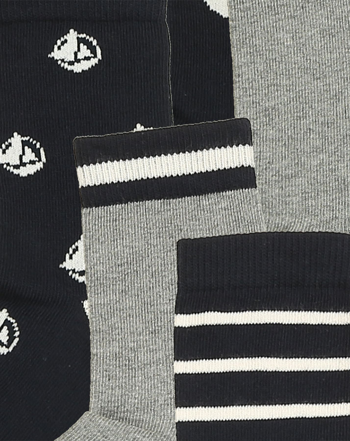 Socken MARITIM 5er-Pack in navy/weiß