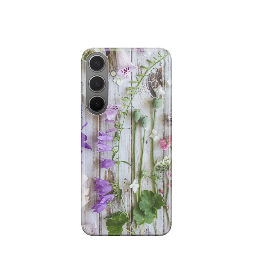 Samsung Galaxy S24 Plus Gummi Hülle Bunte Wiesenfreude - Versch. Farben
