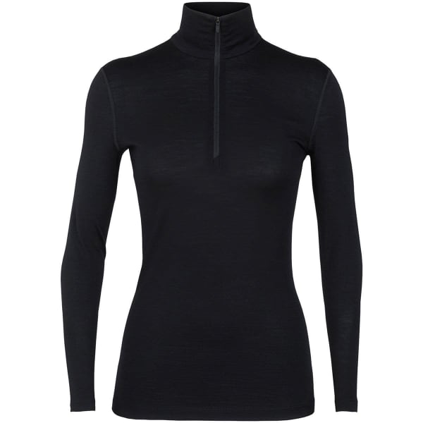 T-shirt thermique ICEBREAKER 200 OASIS LS HALF ZIP W BLACK