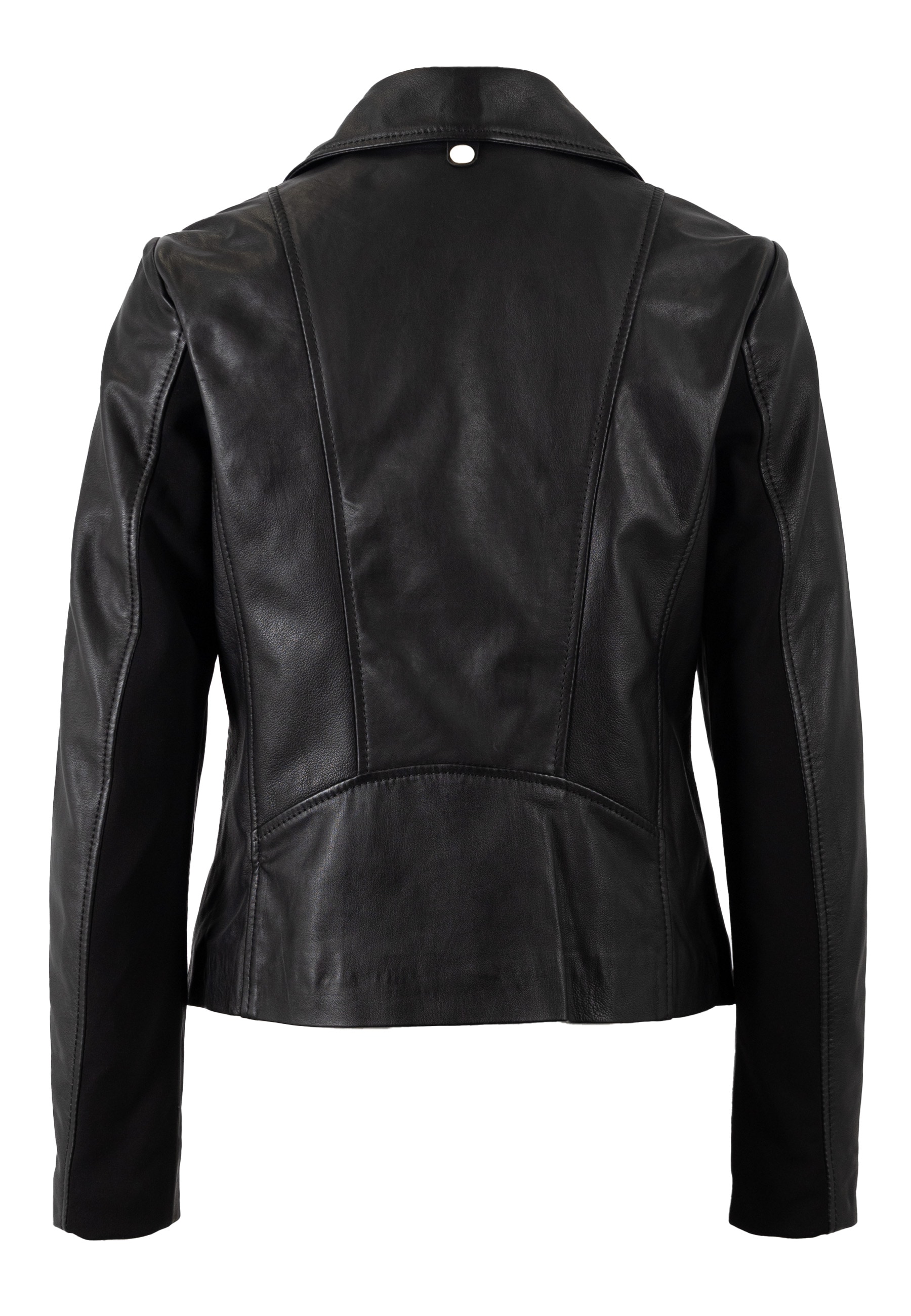 Mauritius Lederjacke »MWFylli« mit Knopfdetails, Reverskragen