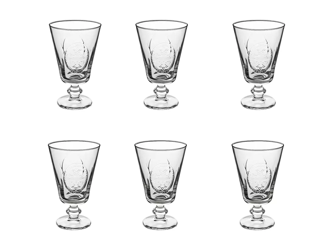 Lot de 6 Verres à Vin 