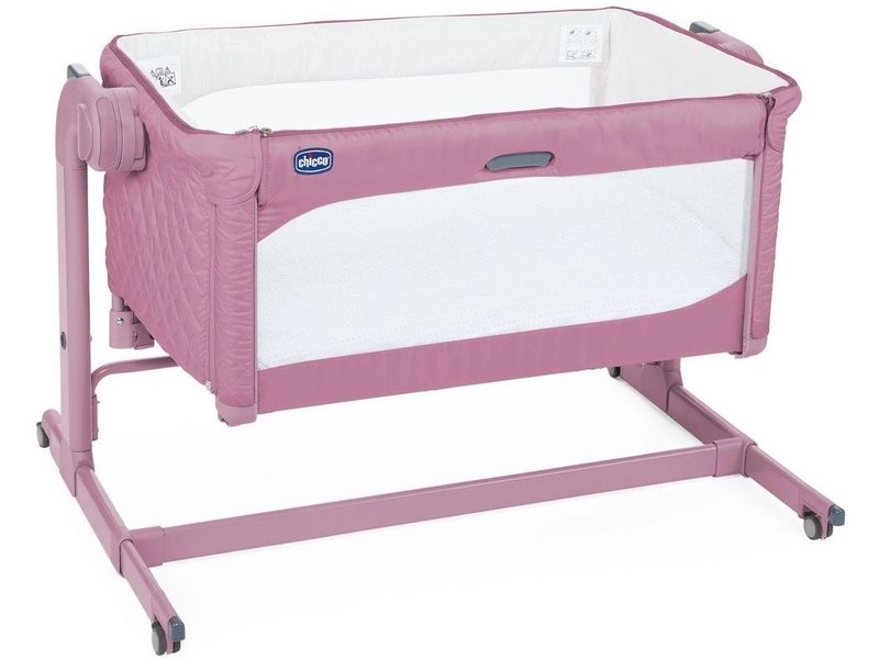 Chicco Beistellbett Next2Me Magic – blossom Platzsparendes und bequemes Kinderbett