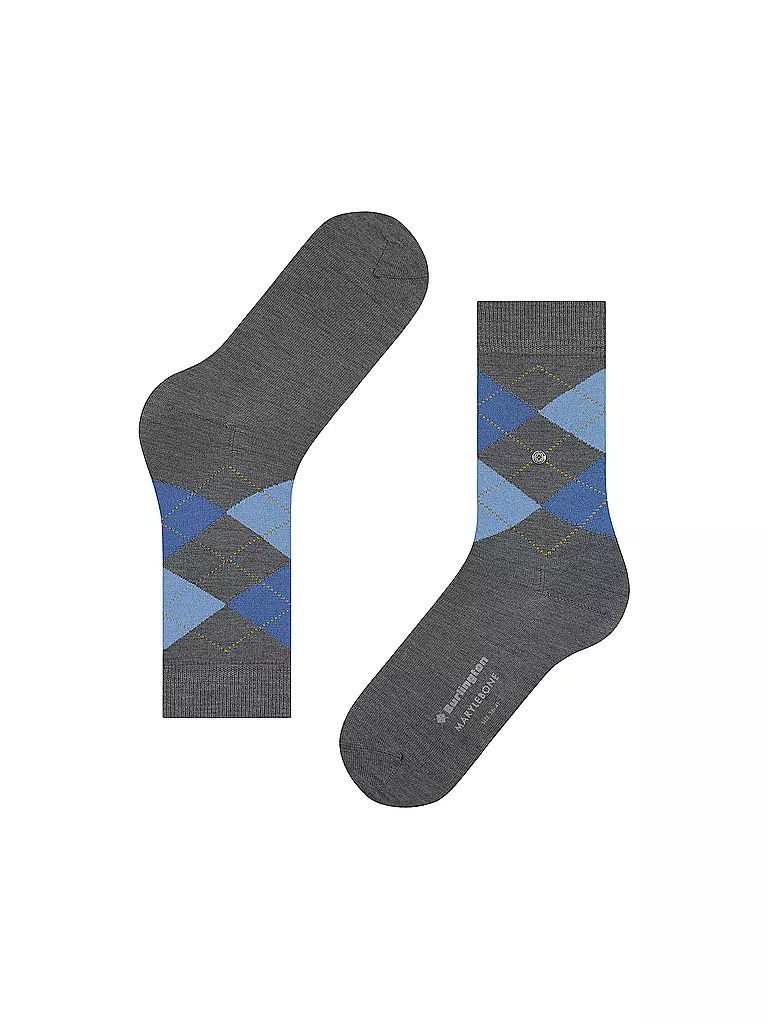 BURLINGTON Damen Socken MARYLEBONE 36-41 dark grey grau