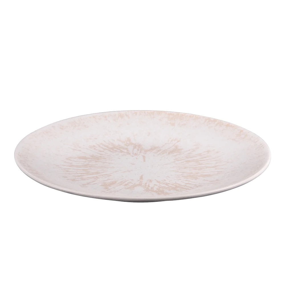 Assiette plate Onyx 27 cm crème (lot de 6) Table passion
