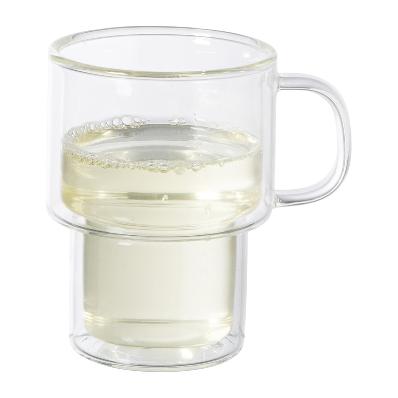 Theeglas dubbelwandig - 260 ml - glas